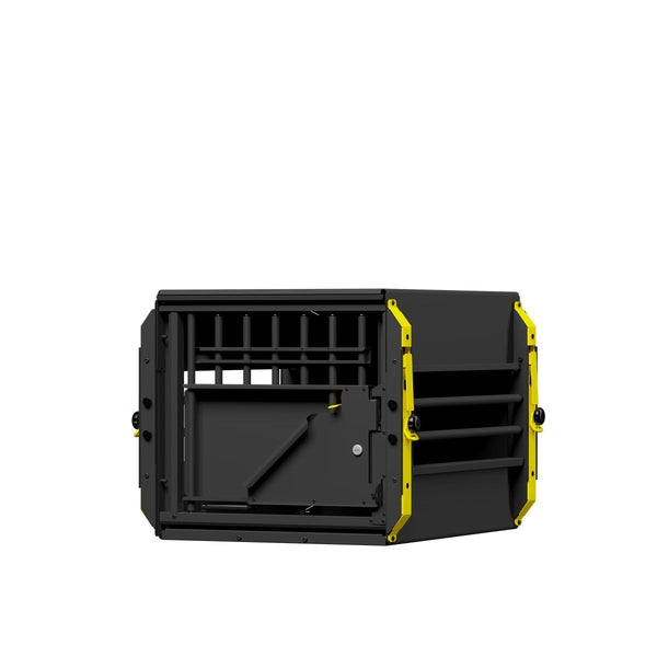 MIMsafe MultiCage G4 Single Medium | Crash-Tested Dog Transport Cage-Dog Cage-MIMsafe- Silver Circle Pets