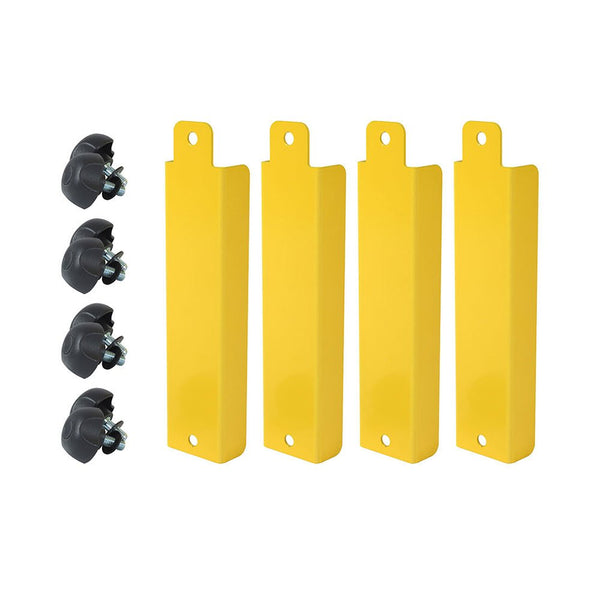 MIMsafe MultiCage On Top Anchoring Tools | Set of 4-Dog Cage Accessories-MIMsafe- Silver Circle Pets