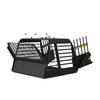 MIMsafe VarioCage Double Large | 4th Gen Adjustable Dog Car Crate | Crash Tested-Dog Crate-MIMsafe- Silver Circle Pets