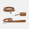 Neula Confidence Vegan Leather Dog Collar Walk Set-Collar & Leash Set-Neula- Silver Circle Pets