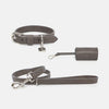 Neula Strength Vegan Leather Dog Collar Walk Set-Collar & Leash Set-Neula- Silver Circle Pets