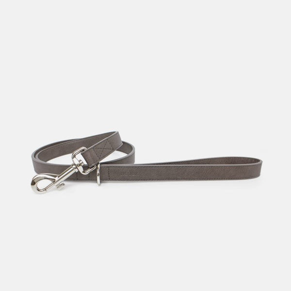 Neula Strength Vegan Leather Dog Harness Walk Set-Collar & Leash Set-Neula- Silver Circle Pets