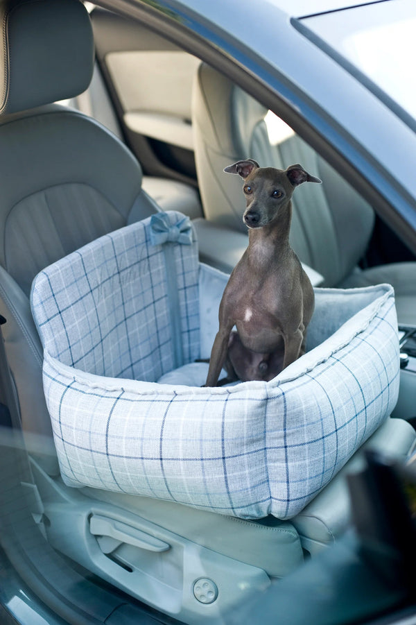 Oh Charlie Dog Car Seat Bed Charm-Dog Car Seat-Oh Charlie- Silver Circle Pets