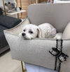 Oh Charlie Dog Car Seat Bed Elite-Dog Car Seat-Oh Charlie- Silver Circle Pets