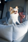 Oh Charlie Dog Car Seat Bed Finessa-Dog Car Seat-Oh Charlie- Silver Circle Pets