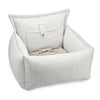 Oh Charlie Dog Car Seat Bed Florence-Dog Car Seat-Oh Charlie- Silver Circle Pets