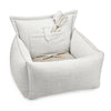 Oh Charlie Dog Car Seat Bed Florence-Dog Car Seat-Oh Charlie- Silver Circle Pets
