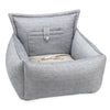 Oh Charlie Dog Car Seat Bed Florence-Dog Car Seat-Oh Charlie- Silver Circle Pets