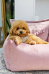 Oh Charlie Dog Car Seat Bed Mademoiselle-Dog Car Seat-Oh Charlie- Silver Circle Pets