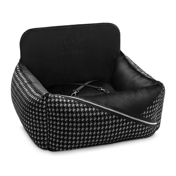 Oh Charlie Dog Car Seat Bed Prestige-Dog Car Seat-Oh Charlie- Silver Circle Pets