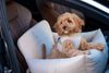 Oh Charlie Dog Car Seat Modern Finessa-Dog Car Seat-Oh Charlie- Silver Circle Pets