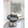 Pet Interiors Cosmo Leather Deluxe Cat Bed-Cat Bed-Pet Interiors- Silver Circle Pets