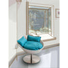 Pet Interiors Cosmo Leather Deluxe Cat Bed-Cat Bed-Pet Interiors- Silver Circle Pets