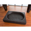 Pet Interiors Cube Faux Leather Dog Bed-Dog Bed-Pet Interiors- Silver Circle Pets