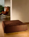 Pet Interiors Cube Genuine Leather Dog Bed-Dog Bed-Pet Interiors- Silver Circle Pets