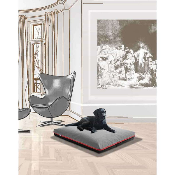 Pet Interiors Dog Cushion with Removable Cover PAULINE-Dog Bed-Pet Interiors- Silver Circle Pets