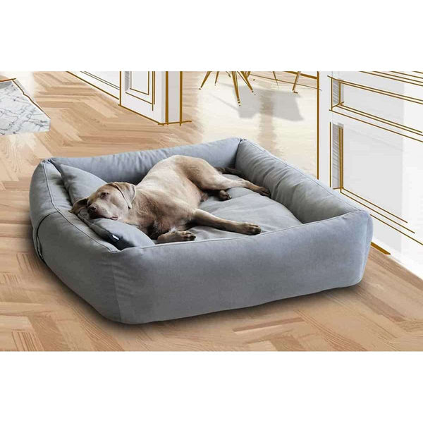 Pet Interiors Fabric Dog Bed BOOX-Dog Bed-Pet Interiors- Silver Circle Pets
