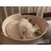 Pet Interiors LIDO Felt Designer Cat Bed-Cat Bed-Pet Interiors- Silver Circle Pets