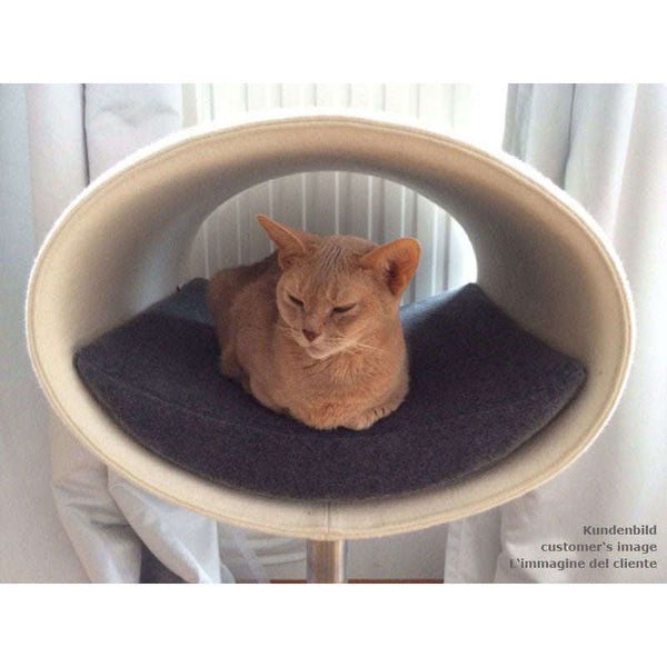 Pet Interiors Rondo Felt Cat Bed Stand-Cat Bed-Pet Interiors- Silver Circle Pets