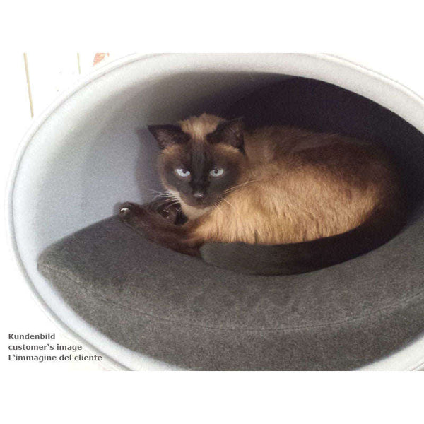Pet Interiors Rondo Felt Cat Bed Stand-Cat Bed-Pet Interiors- Silver Circle Pets