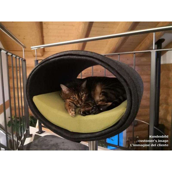 Pet Interiors Rondo Felt Cat Bed Stand-Cat Bed-Pet Interiors- Silver Circle Pets