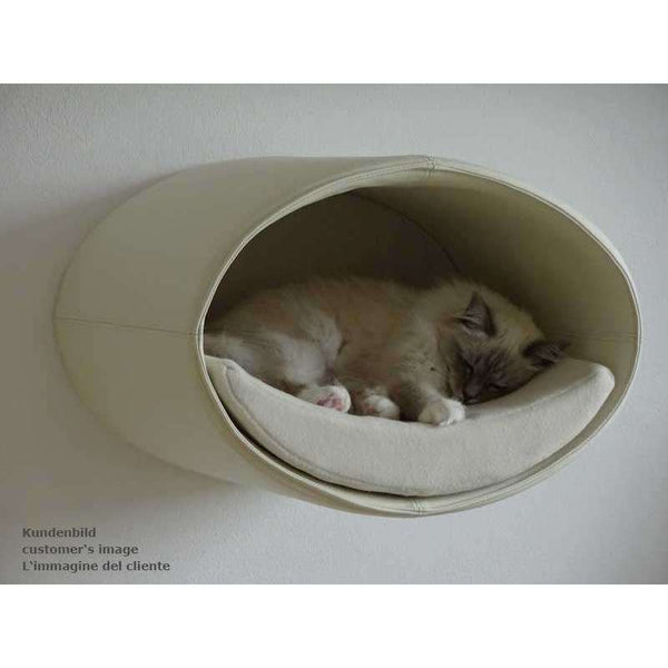 Pet Interiors Rondo Leather Cat Wall Climber-Cat Bed-Pet Interiors- Silver Circle Pets