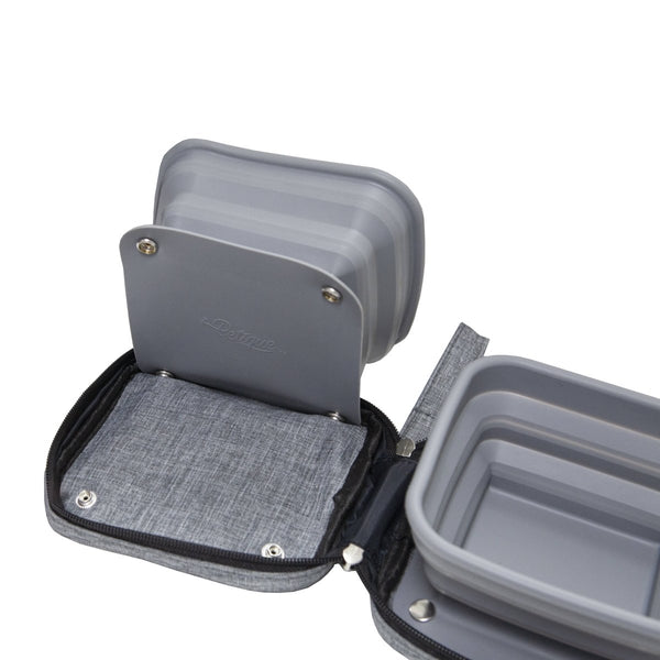 Petique 2-in-1 Portabowl-Pet Strollers Accessories-Petique- Silver Circle Pets