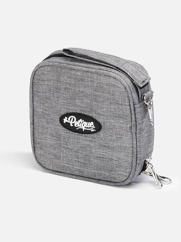 Petique 2-in-1 Portabowl-Pet Strollers Accessories-Petique- Silver Circle Pets