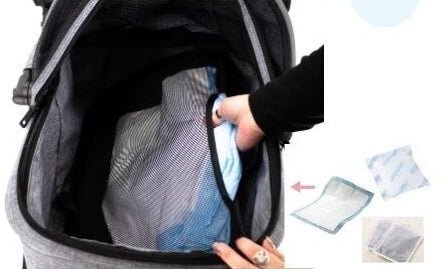 Petique 3-in-1 Tri-Fold Pet Stroller Travel System-Pet Strollers-Petique- Silver Circle Pets