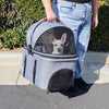 Petique 3-in-1 Tri-Fold Pet Stroller Travel System-Pet Strollers-Petique- Silver Circle Pets