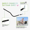 Petique Apollo Elite Bike Tow Adapter-Pet Stroller Accessories-Petique- Silver Circle Pets