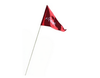 Petique Apollo Elite Pet Stroller Safety Flag-Visibility Flag-Petique- Silver Circle Pets