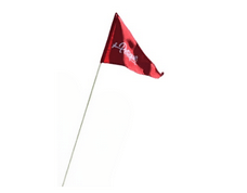 Petique Apollo Elite Pet Stroller Safety Flag-Visibility Flag-Petique- Silver Circle Pets