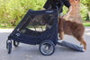Petique Apollo Elite Pet Stroller & Trailer | Integrated Ramp-Pet Strollers-Petique- Silver Circle Pets