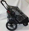 Petique Breeze Pet Jogger Stroller incl. Free Rain Cover & Bike Adapter-Pet Strollers-Petique- Silver Circle Pets