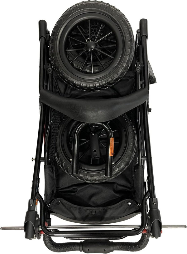 Petique Chinook Pet Stroller incl. Free Rain Cover-Pet Strollers-Petique- Silver Circle Pets