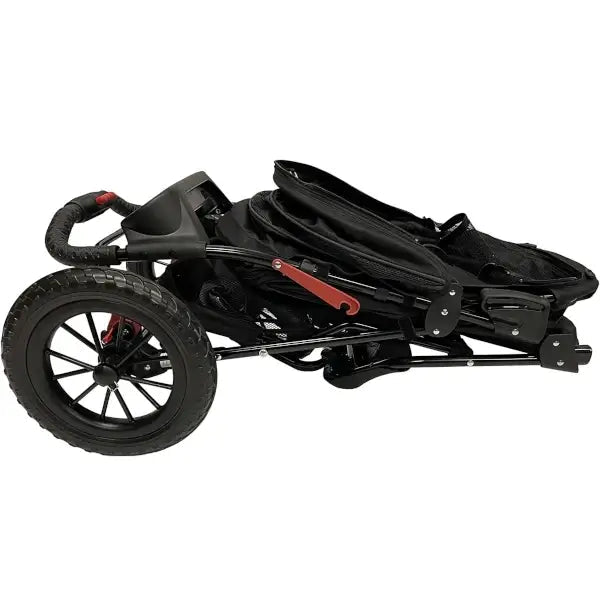 Petique Chinook Pet Stroller incl. Free Rain Cover-Pet Strollers-Petique- Silver Circle Pets