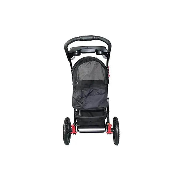 Petique Chinook Pet Stroller incl. Free Rain Cover-Pet Strollers-Petique- Silver Circle Pets