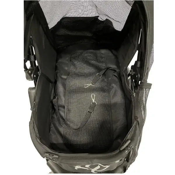 Petique Chinook Pet Stroller incl. Free Rain Cover-Pet Strollers-Petique- Silver Circle Pets