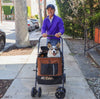 Petique Dynamic 4-in-1 Pet Stroller Travel System-Pet Strollers-Petique- Silver Circle Pets