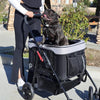 Petique Dynamic 4-in-1 Pet Stroller Travel System-Pet Strollers-Petique- Silver Circle Pets