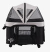 Petique Dynamic 4-in-1 Pet Stroller Travel System-Pet Strollers-Petique- Silver Circle Pets