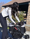Petique Dynamic 4-in-1 Pet Stroller Travel System-Pet Strollers-Petique- Silver Circle Pets