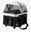 Petique Dynamic 4-in-1 Pet Stroller Travel System-Pet Strollers-Petique- Silver Circle Pets