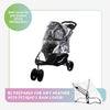 Petique Revolutionary Pet Stroller-Pet Strollers-Petique- Silver Circle Pets