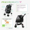 Petique Rollin' Pet Stroller-Pet Strollers-Petique- Silver Circle Pets