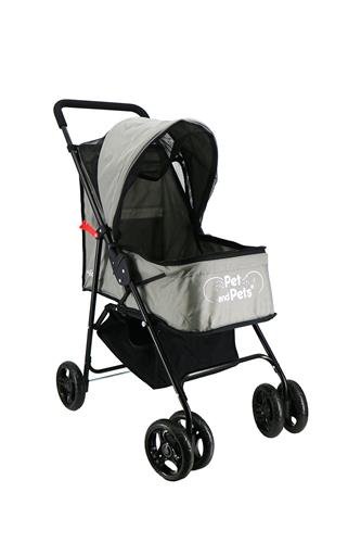 Petique Rollin' Pet Stroller-Pet Strollers-Petique- Silver Circle Pets