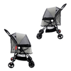 Petique Rollin' Pet Stroller-Pet Strollers-Petique- Silver Circle Pets