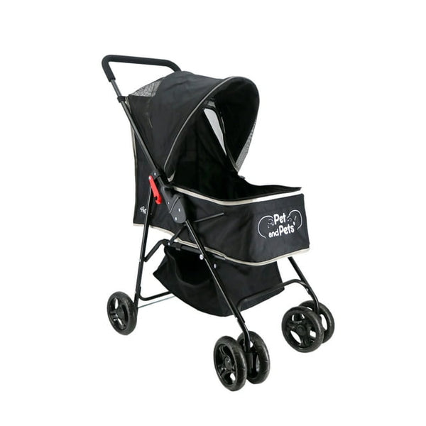 Petique Rollin' Pet Stroller-Pet Strollers-Petique- Silver Circle Pets