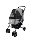 Petique Rollin' Pet Stroller-Pet Strollers-Petique- Silver Circle Pets